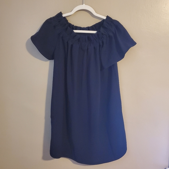 pleione off the shoulder dress Darling Pink Ruffle Dress Under $100
